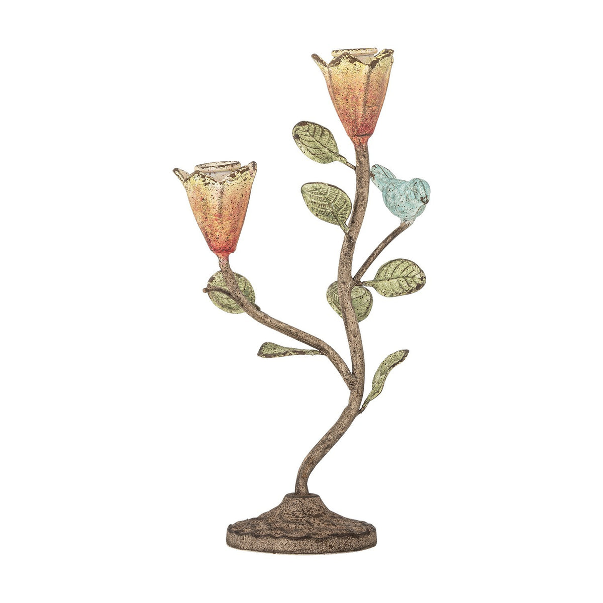 Zaina Iron Candle Holder - Multi