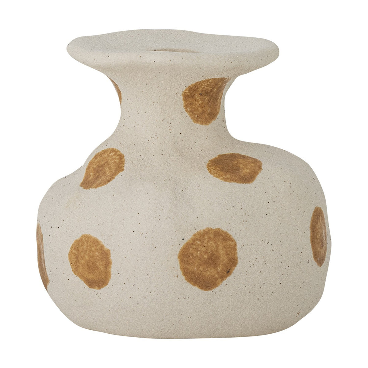Byron Stoneware Candle Holder - Cream
