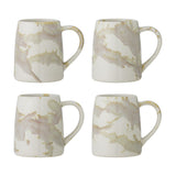 Winnie Stoneware Mugs 370ml Set of 4 - Cream