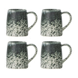 Winnie Stoneware Mugs 370ml Set of 4 - Green