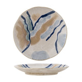 Imogen Cream Stoneware Plate - Multi