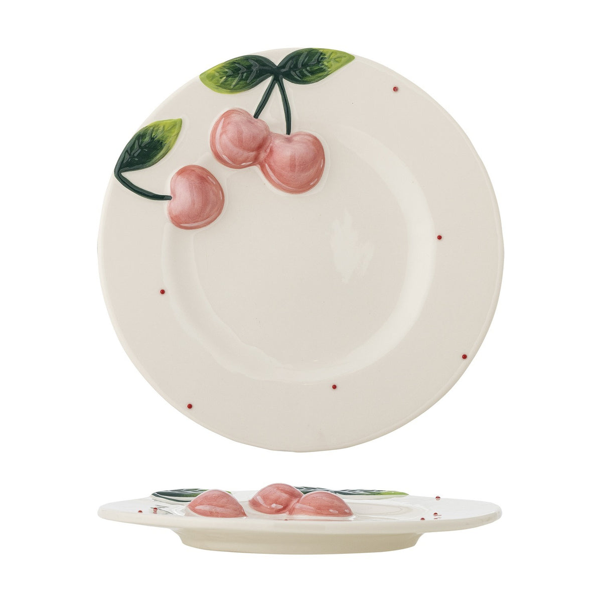 Berrie Stoneware Side Plate - Cream
