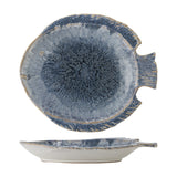 Fae Fish Stoneware Platter - Blue