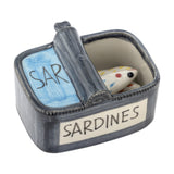 Caiam Sardine Tin Stoneware Chopstick Rests Set of 5 - Multi
