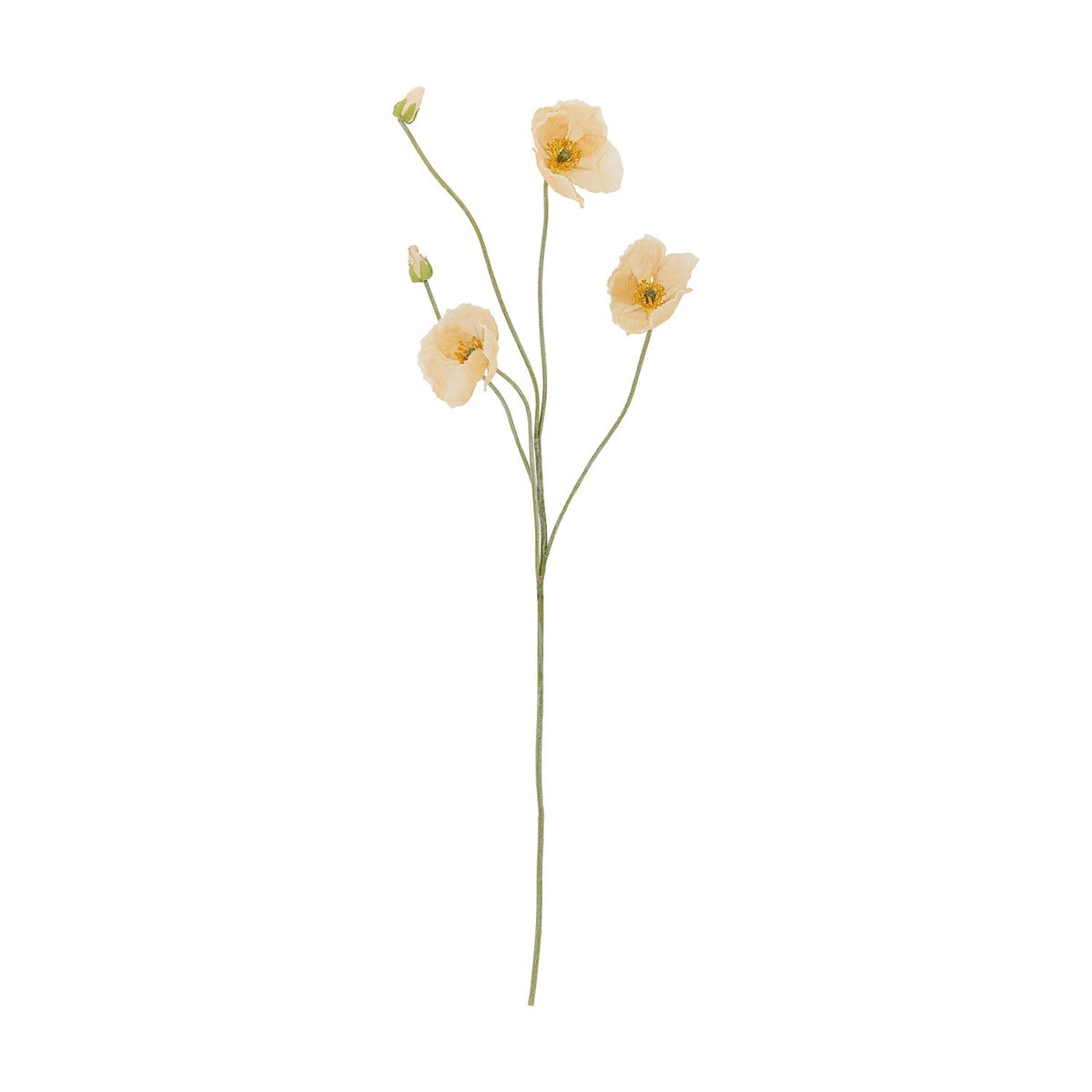Poppy Artificial Stem - Nude