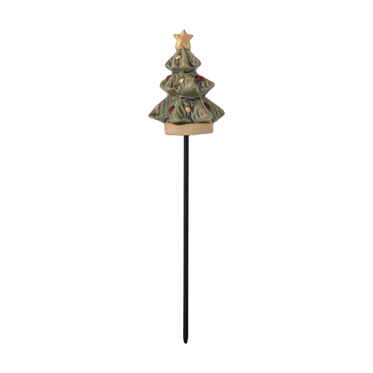 Geenie Stoneware Christmas Decoration - Green