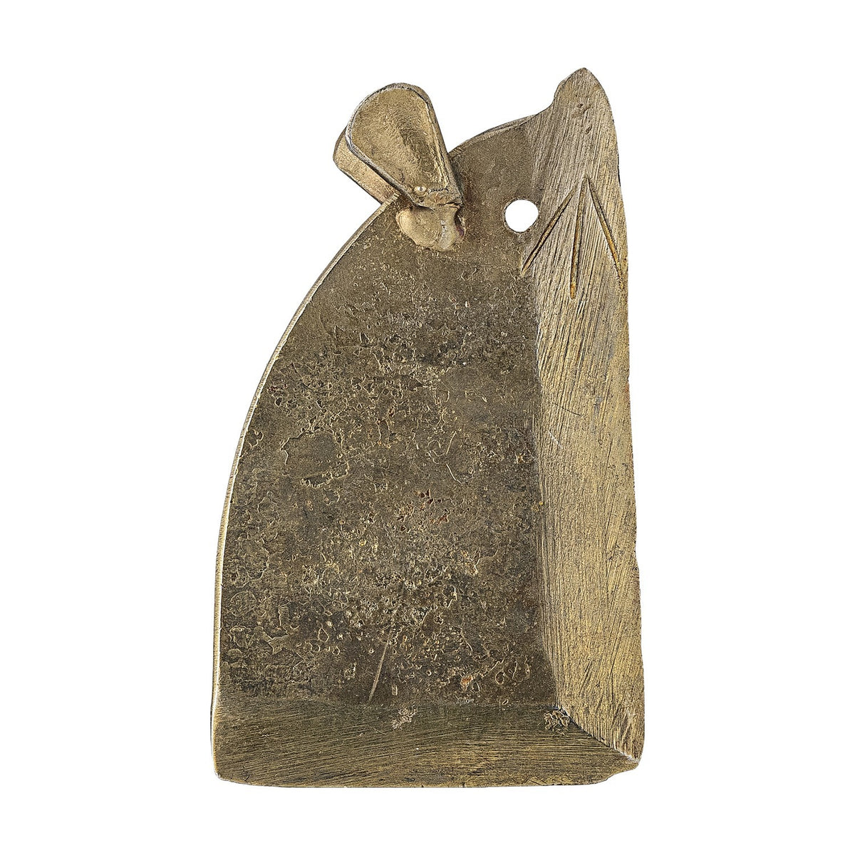 Jeremiah Mouse Iron Cheese Knives - Brass