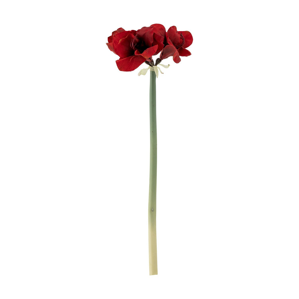 Amaryllis Artificial Christmas Stem - Red