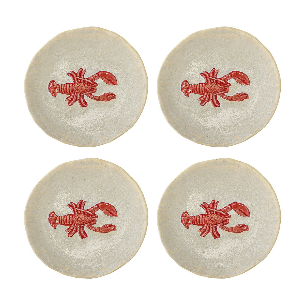 Hadden Stoneware Plates 13cm Set of 4 - Cream