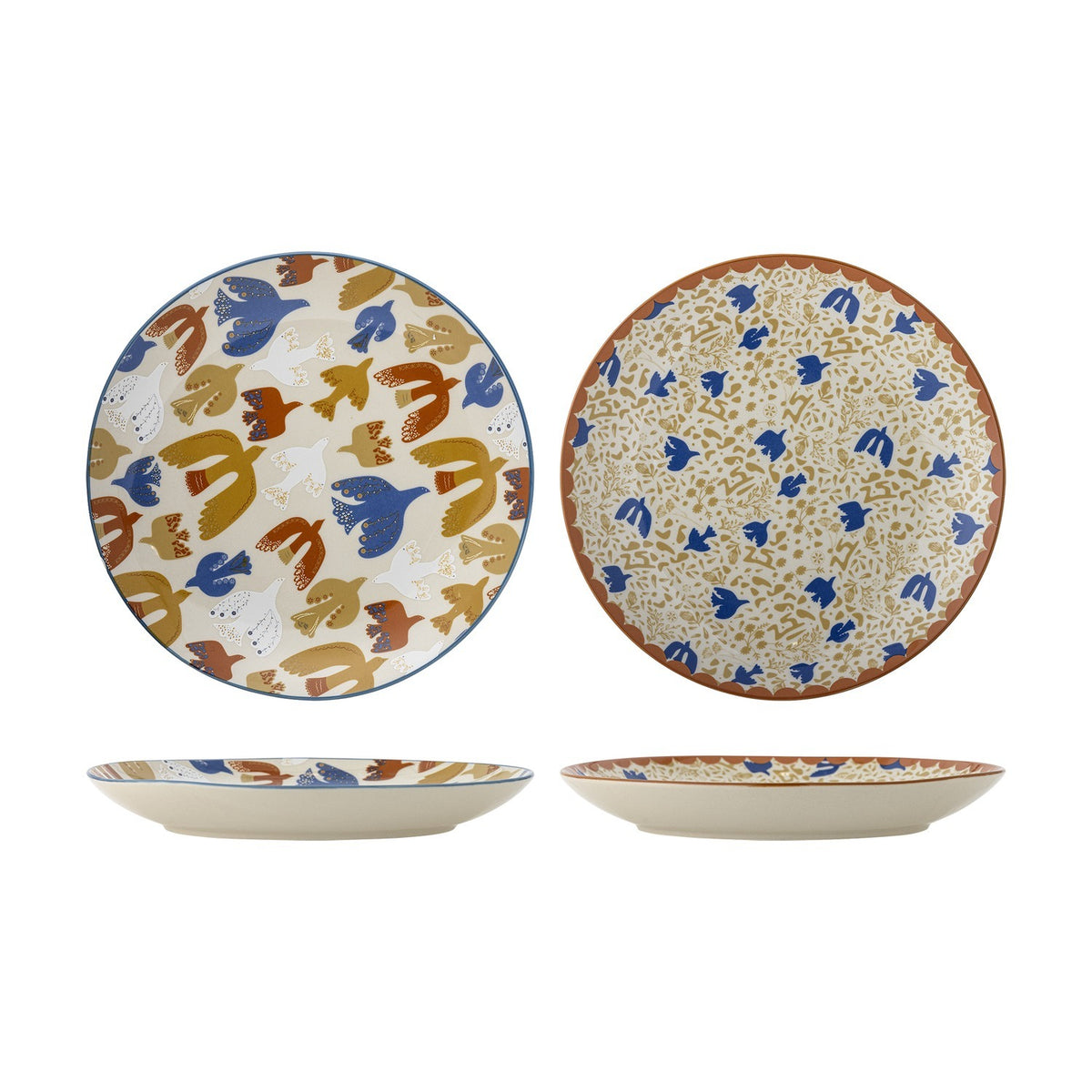 Anniversary Stoneware Dinner Plates Set of 2 - Multi