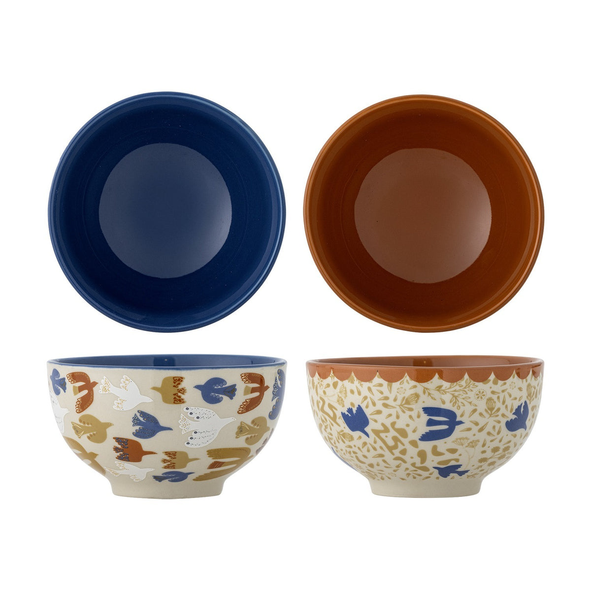 Anniversary Stoneware Bowls 13.5cm Set of 2 - Multi