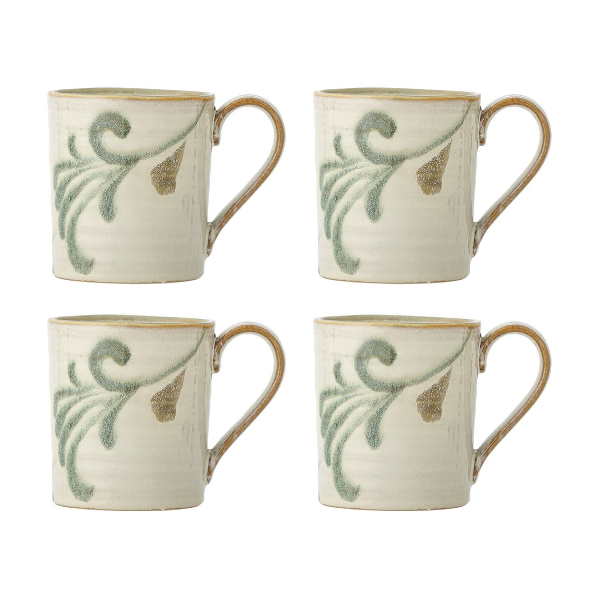 Bethany Stoneware Mugs 225ml Set of 4 - Cream