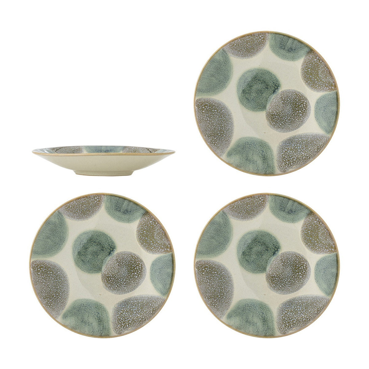 Bethany Stoneware Plates Set of 4 - Multi