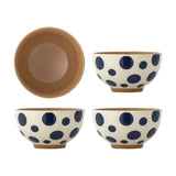Miri Dotted Stoneware Bowls 13.5cm Set of 4 - Multi