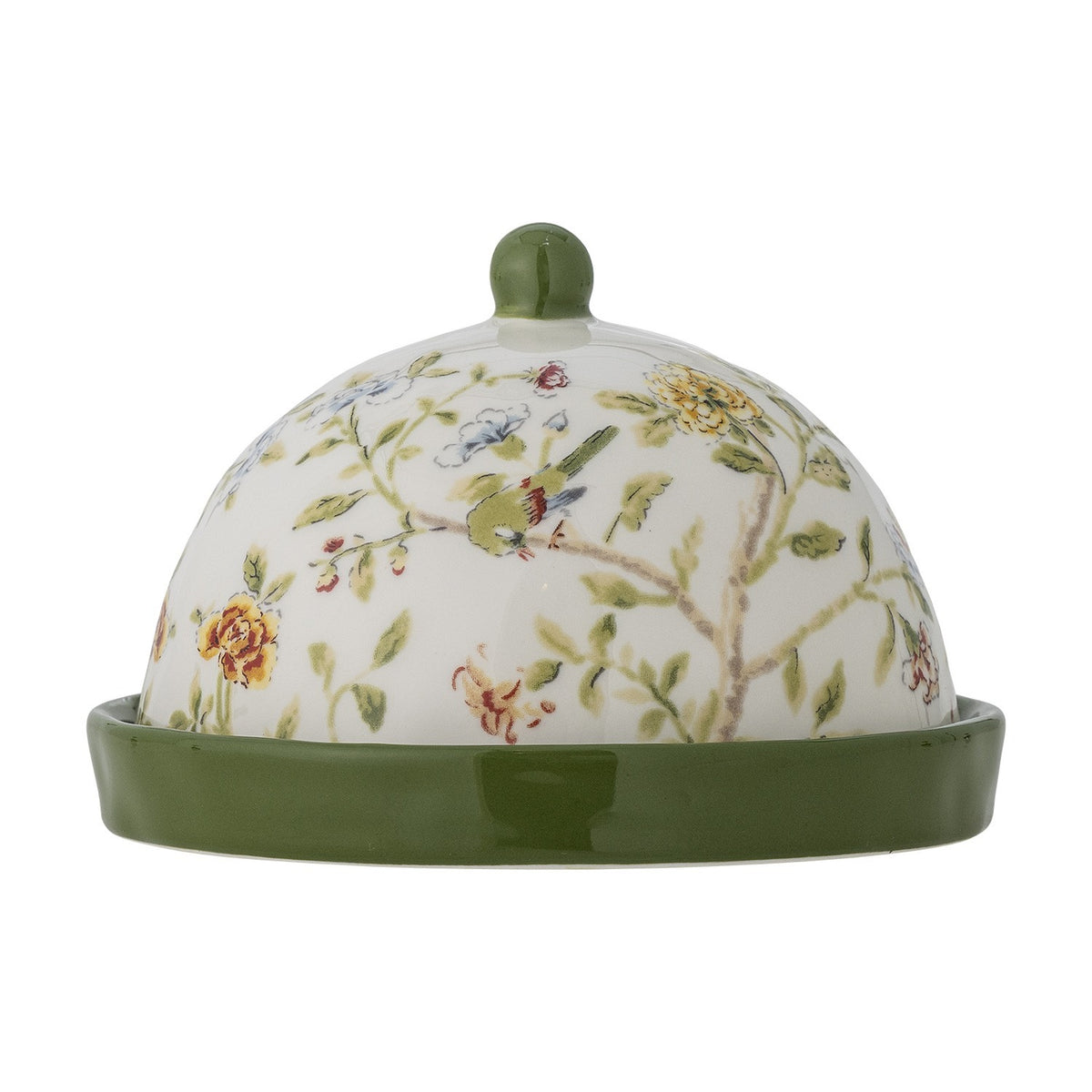 Bloomie Floral Stoneware Butter Dish - Multi