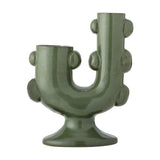 Tanu Stoneware Vase 12cm - Green
