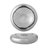 Shine Pebble Stoneware Bowl 23cm - Silver