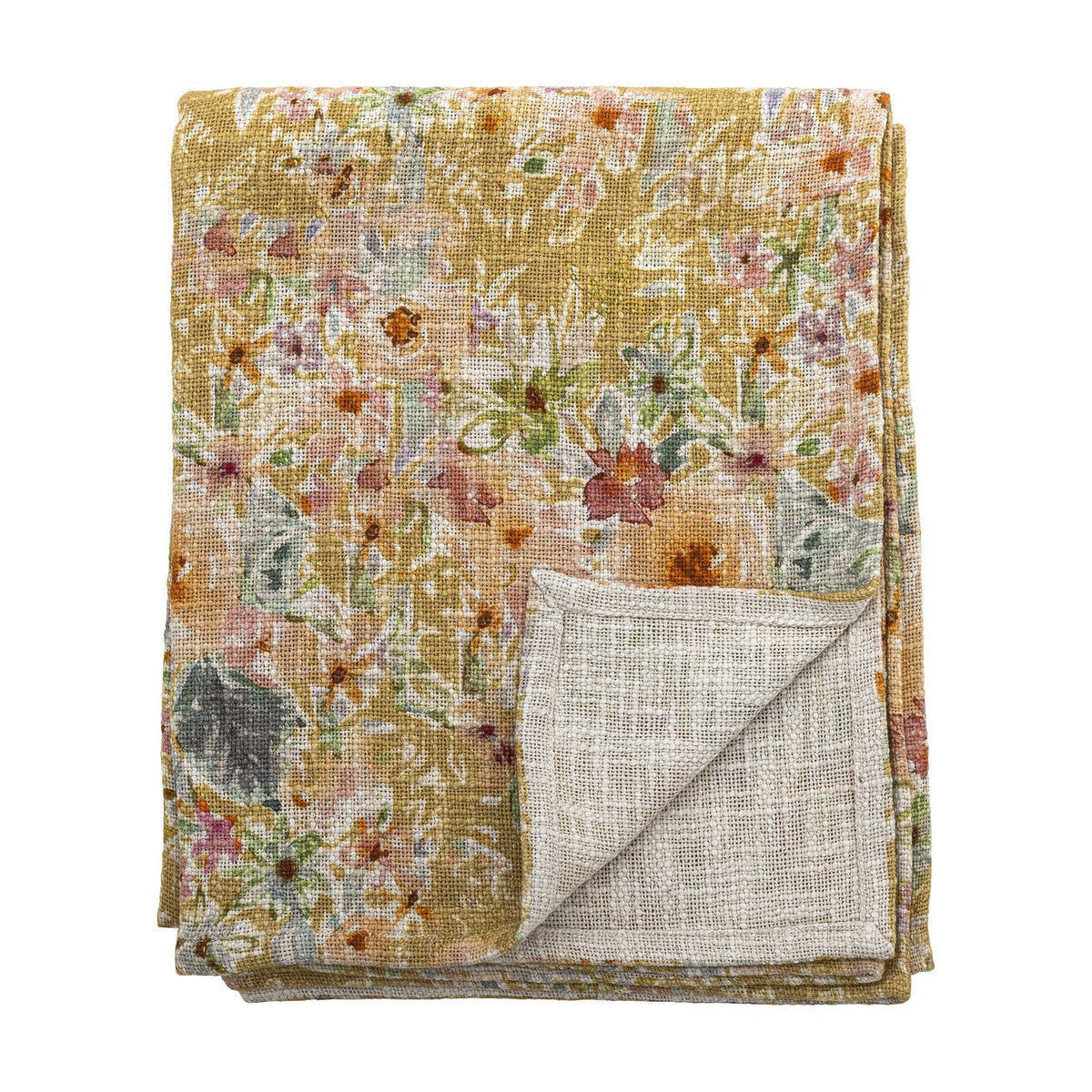Manoj Floral Cotton Throw - Multi