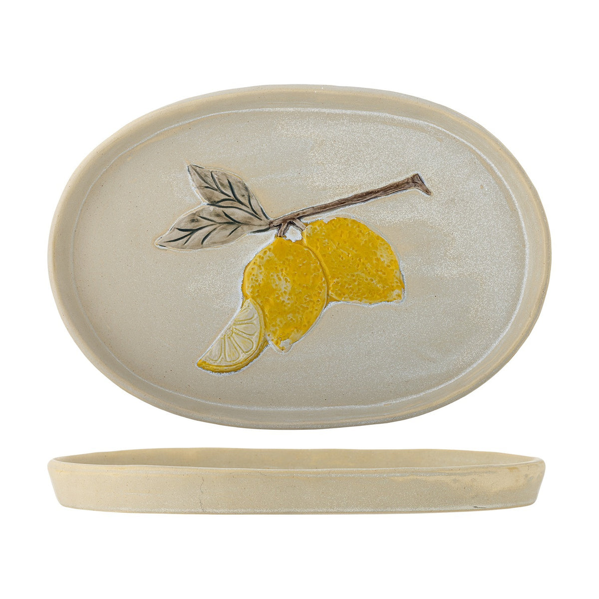 Hadden Stoneware Platter - Beige