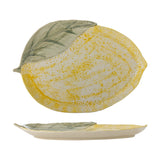 Hadden Lemon Stoneware Platter - Yellow