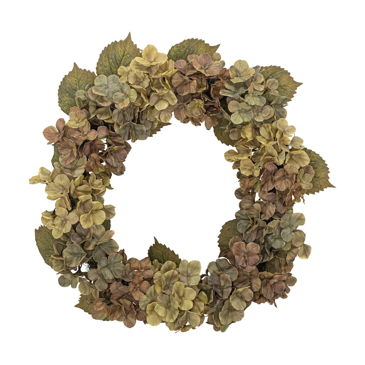Hydrangea Artificial Wreath - Multi