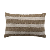 Cinta Striped Cotton Cushion - Natural