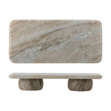 Fatin Marble Pedestal - Beige