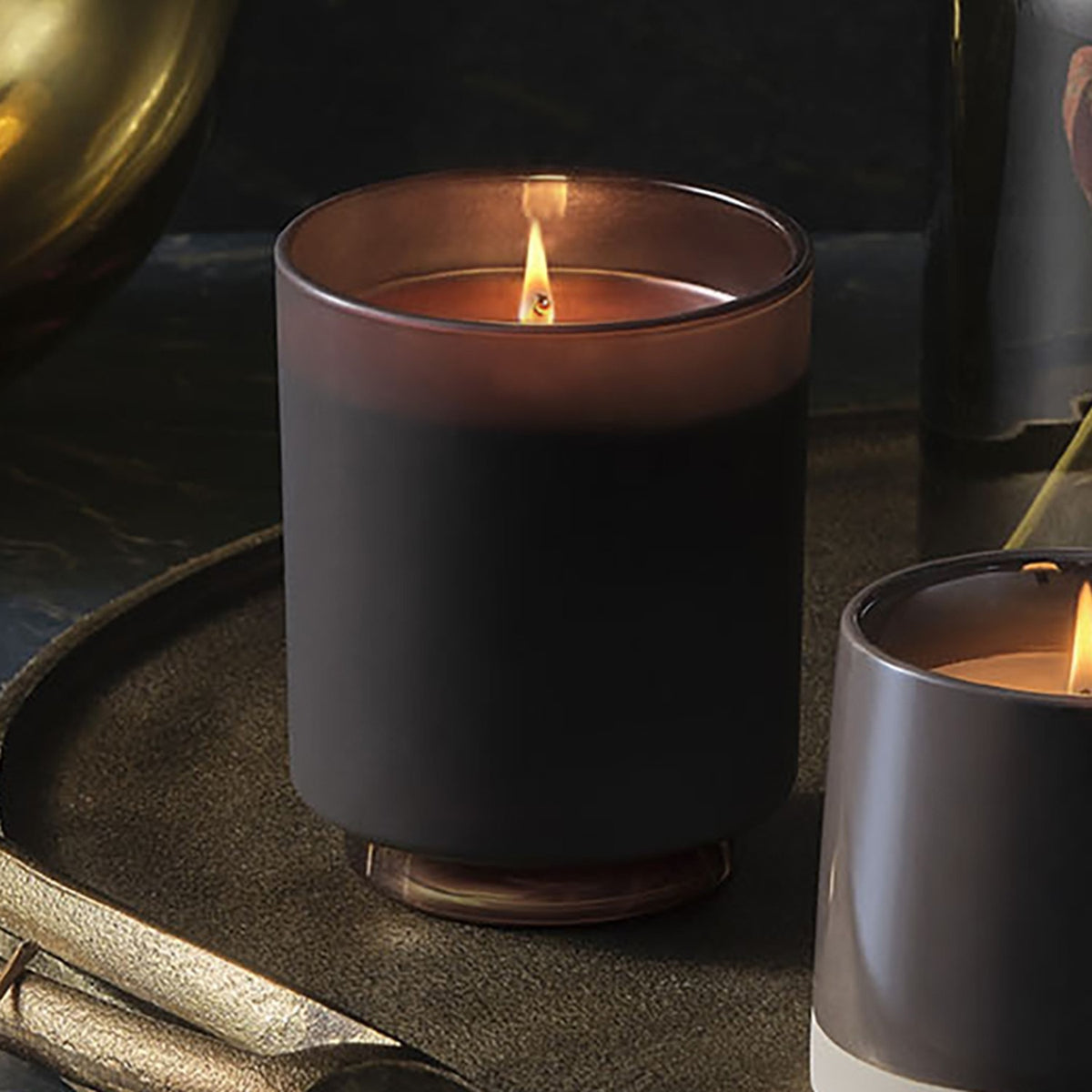 Woodfire Boxed Glass Scented Candle