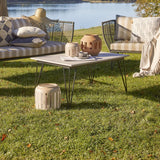 Mundo Cement Garden Table 90x60cm - Grey