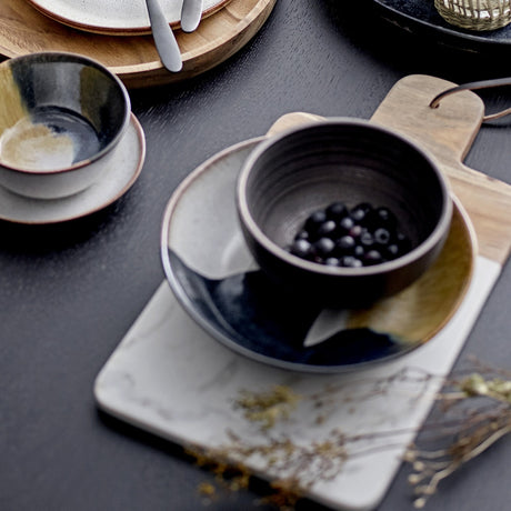 Jules Stoneware Deep Plate - Multi