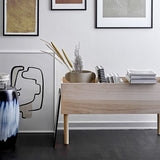 Douve Wooden Book Display - Natural