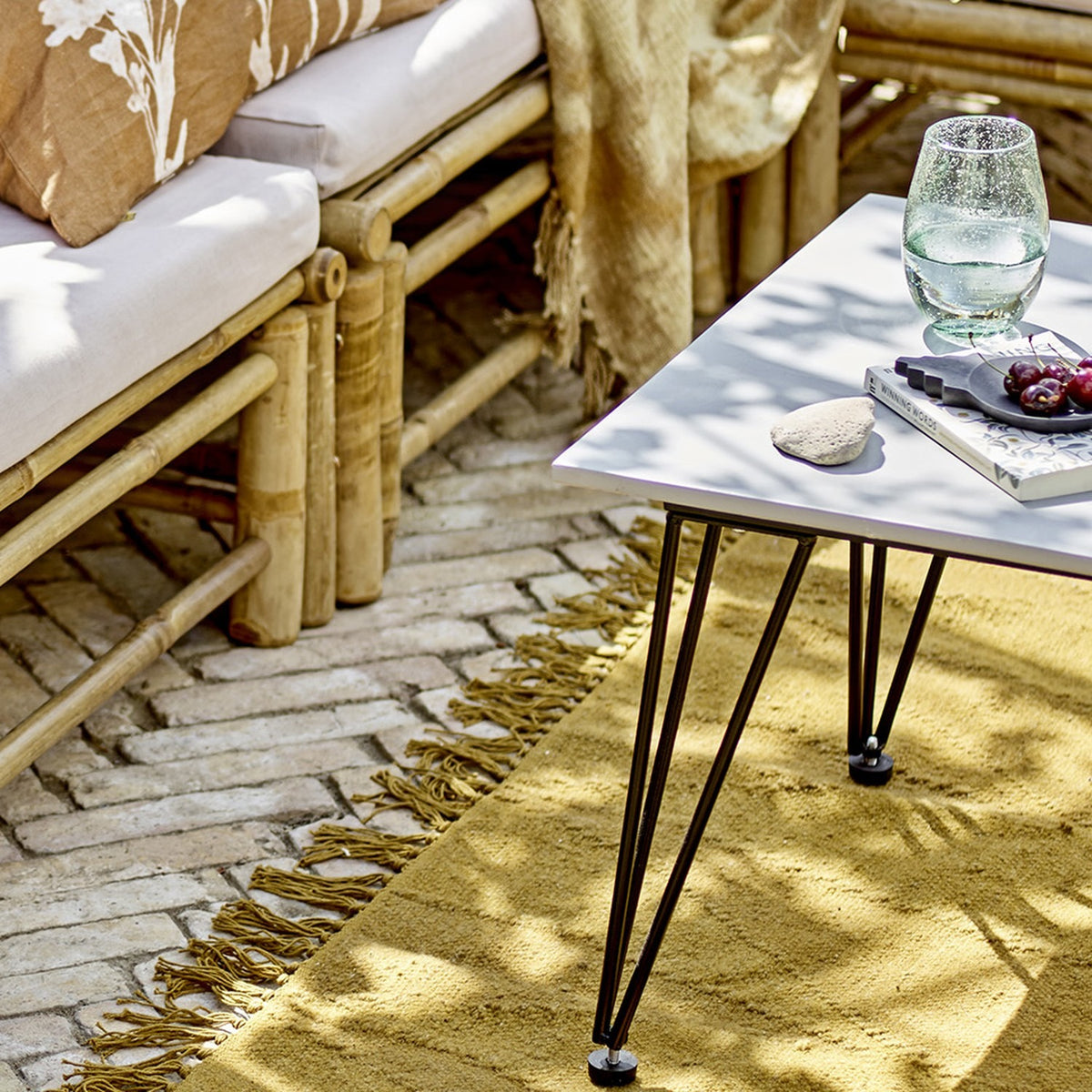 Mundo Cement Garden Table 55x55cm - Grey