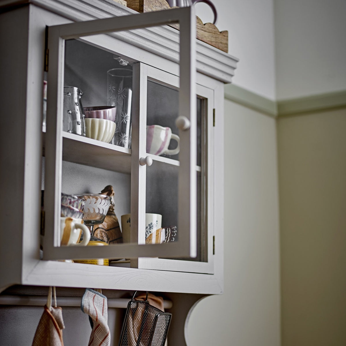 Pilu Wooden Cabinet - Grey
