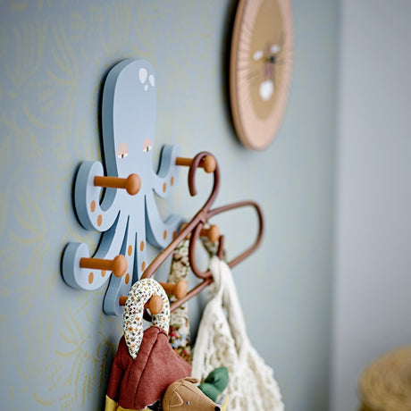 Oswall Octopus Coat Rack - Blue