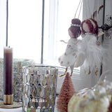 Liuka Wool Christmas Tree Decorations Set of 2 - White