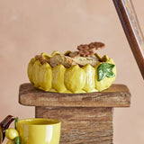 Limone Lemon Stoneware Bowl 21cm - Yellow