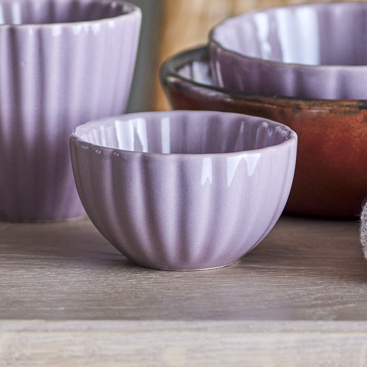 Latina Stoneware Bowl 12cm - Pink