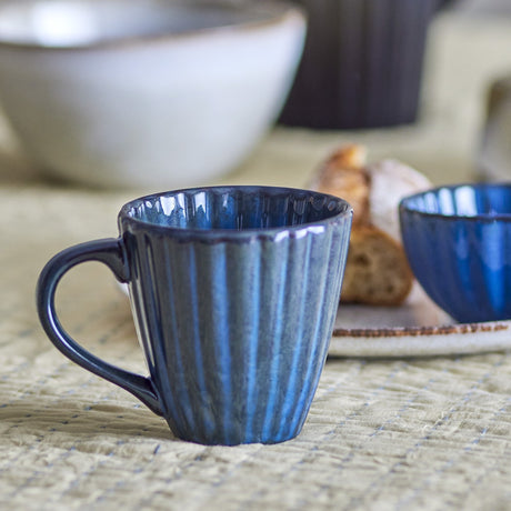 Latina Stoneware Cup 220ml - Blue