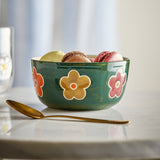 Addy Stoneware Bowl 12cm - Green