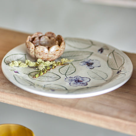 Marlem Round Stoneware Tray - Multi