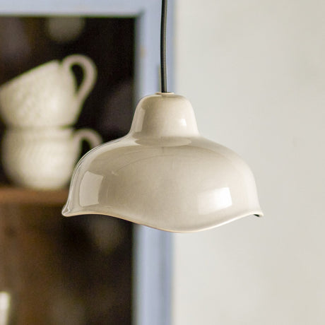 Garner Stoneware Lamp Shade - Grey