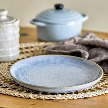 Paula Speckled Stoneware Side Plate - Blue