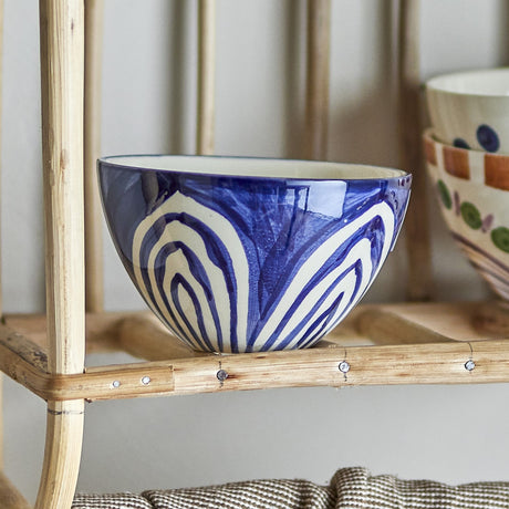Shama Stoneware Bowl 12cm - Blue