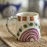 Shama Dotted Stoneware Cup 270ml - Multi