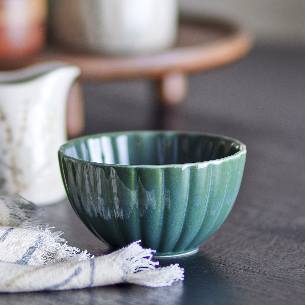 Latina Stoneware Bowls 12cm Set of 6 - Green