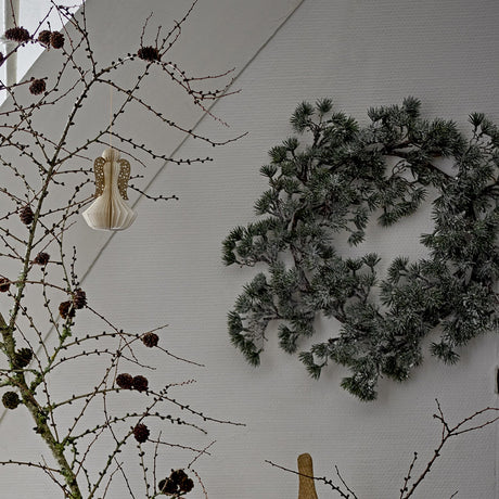 Cedar Artificial Christmas Wreath 50x10cm - Green