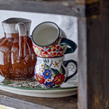 Florist Floral Stoneware Cups 330ml Set of 2 - Multi