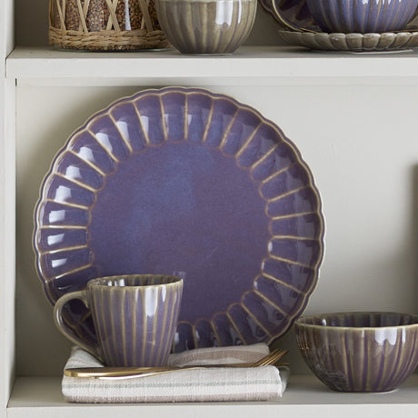 Latina Stoneware Side Plate - Purple