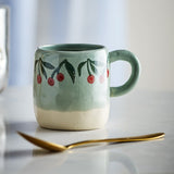 Millie Stoneware Cup 110ml - Green