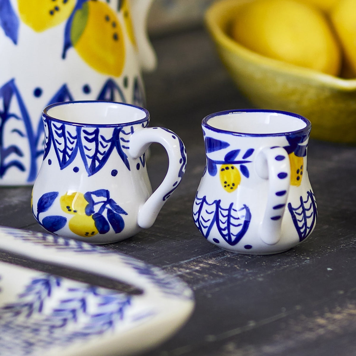 Maxima Stoneware Espresso Cups 112ml Set of 2 - Blue